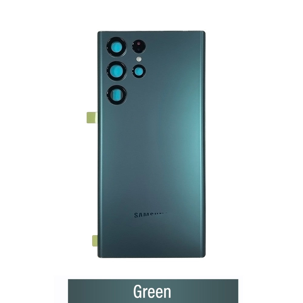 Brown Rear Cover Glass For Samsung Galaxy S22 Ultra S908B-Green Brown Rear Cover Glass For Samsung Galaxy S22 Ultra S908B-Green